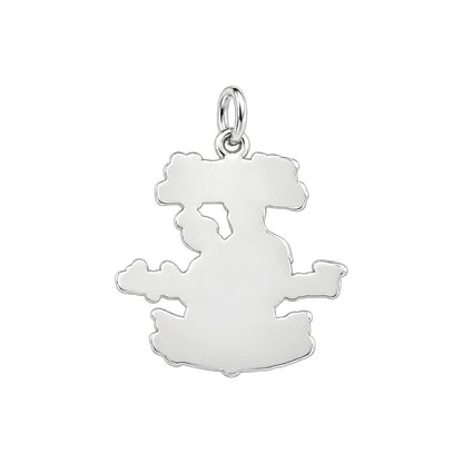 Find You Sooner Charm Bracelet – Personalized Couple Gift – back of the charm, engraving area