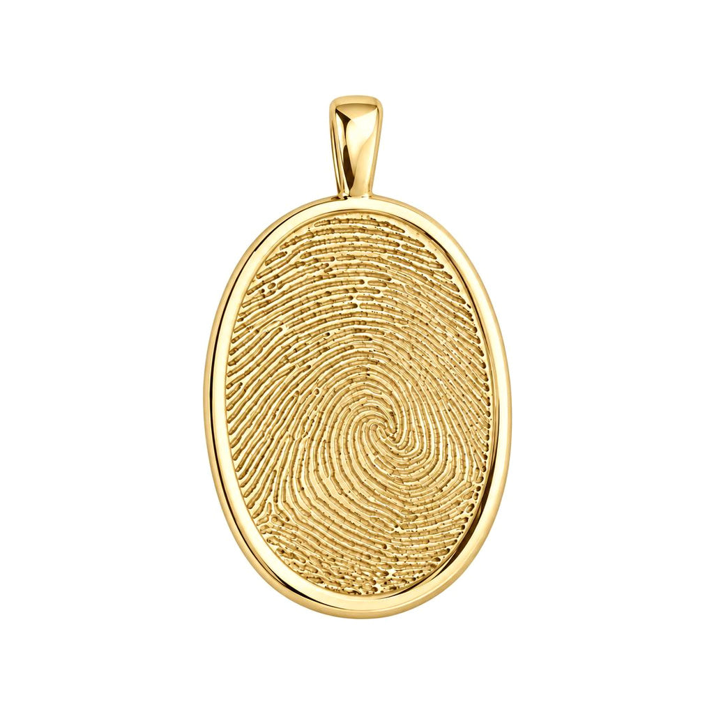 Fingerprint Engraved Charm – A Timeless Token of Love