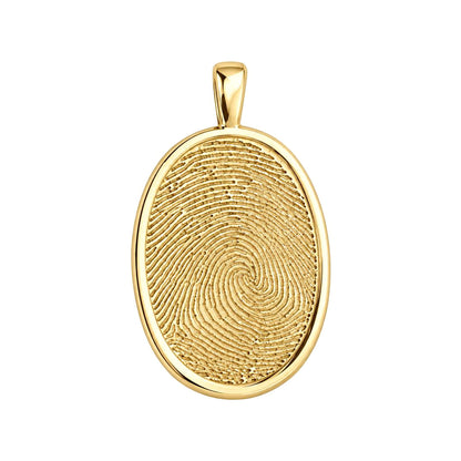 Fingerprint Engraved Charm – A Timeless Token of Love
