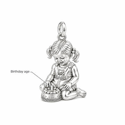 First Birthday Cake Charm Bracelet – Personalized Mom Gift – personalization guide