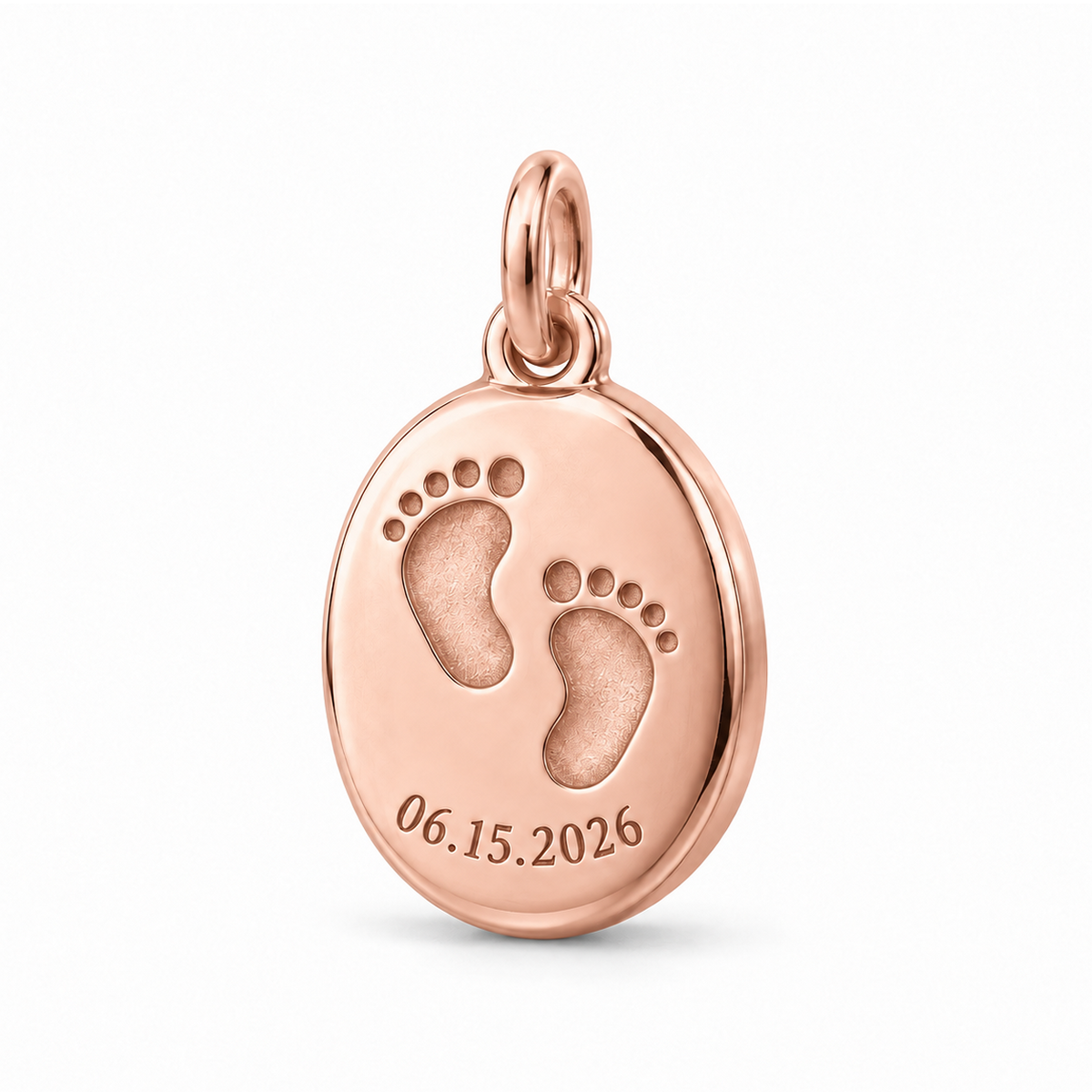 First Footprints Charm — Rose Gold | charm-topics-remaining-444-2026-09-14 | topic-068