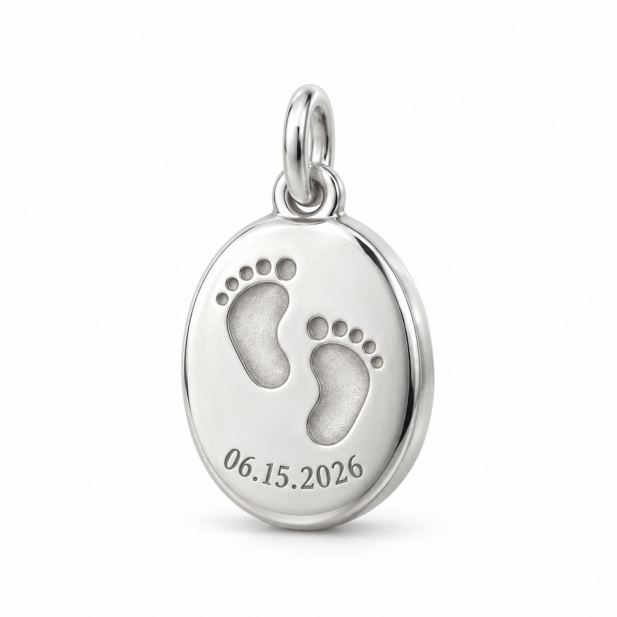 First Footprints Charm — Silver | charm-topics-remaining-444-2026-09-14 | topic-068
