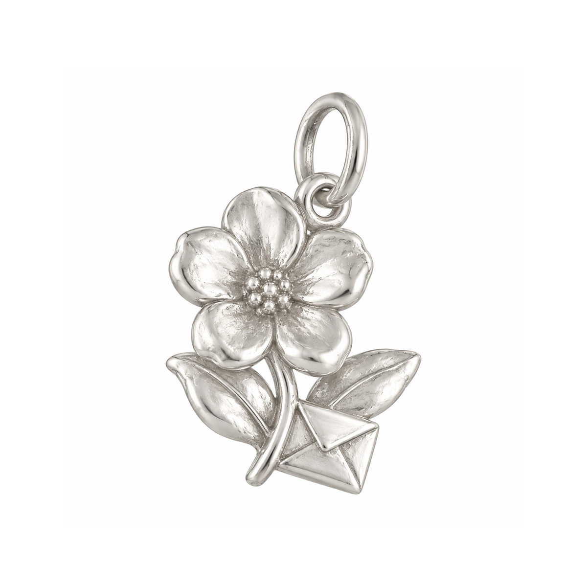 Five-Petal Flower Charm — Silver — 50-works-silver-20260916-206