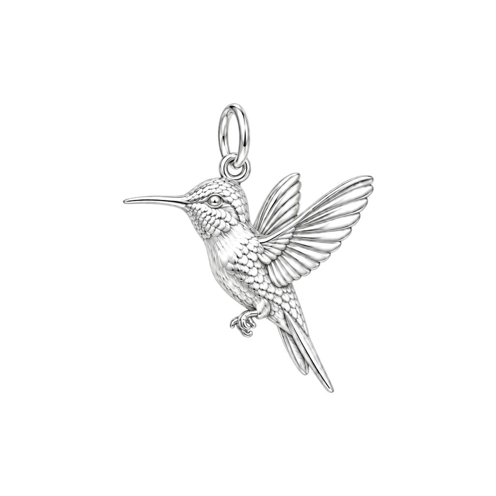 Flight of Grace Hummingbird Charm and Polyester Cord Bracelet Set