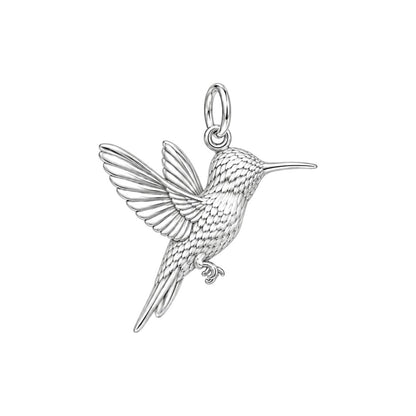 Flight of Grace Hummingbird Charm and Polyester Cord Bracelet Set