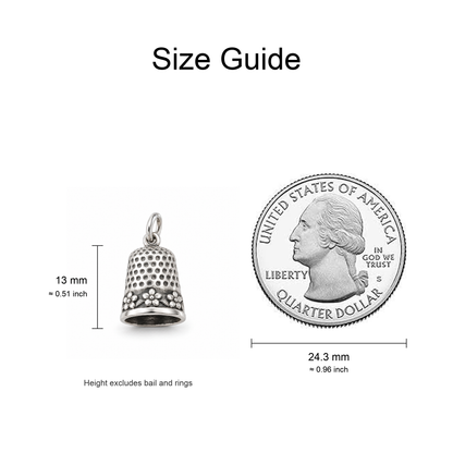 Floral Thimble Charm — Size Guide | charm-topics-remaining-444-2026-09-14 | topic-226