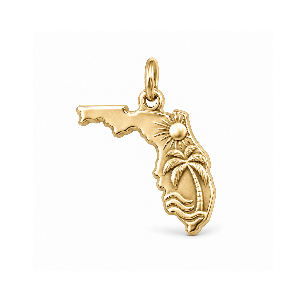 Florida Sunshine Charm — Gold | charm-topics-remaining-444-2026-09-14 | topic-318