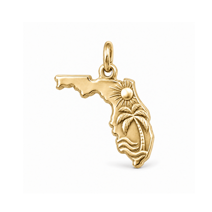 Florida Sunshine Charm — Gold | charm-topics-remaining-444-2026-09-14 | topic-318