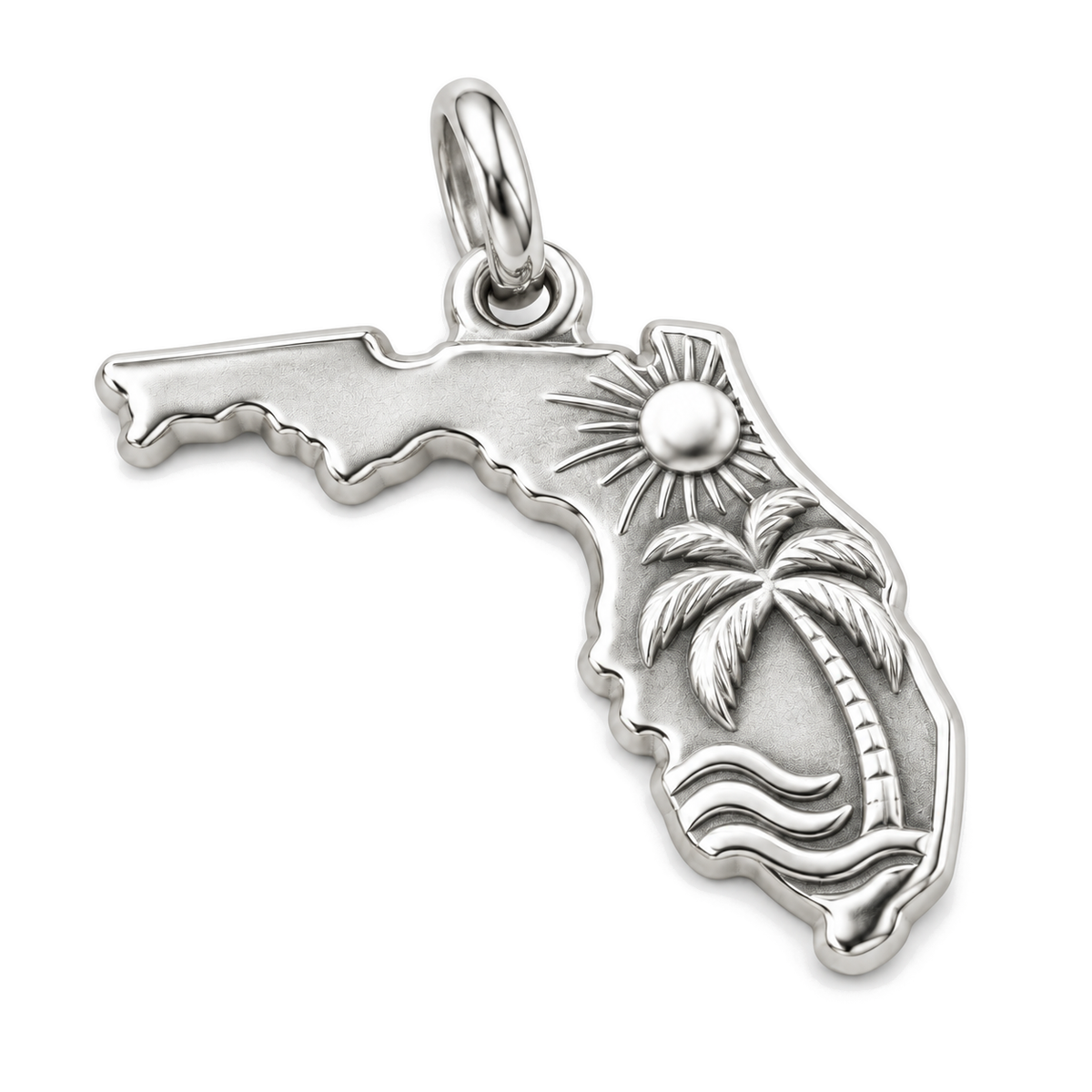 Florida Sunshine Charm — Silver Super Macro | charm-topics-remaining-444-2026-09-14 | topic-318
