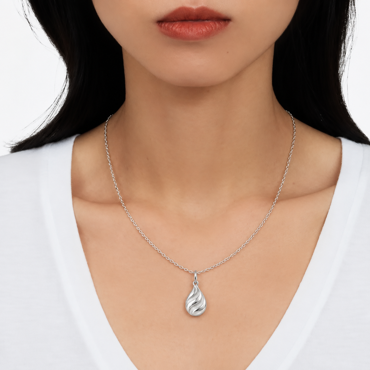 Flowing Wave Teardrop Charm — Model | charm-topics-remaining-444-2026-09-14 | topic-417