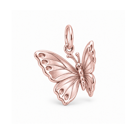 Fluttering Butterfly Charm — Rose Gold | charm-topics-remaining-444-2026-09-14 | topic-034