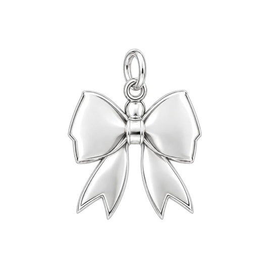 Football Field Bow Charm Bracelet – Personalized Mom Gift – back of the charm, engraving area