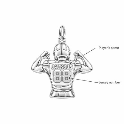 Football Jersey Flex Charm Bracelet – Personalized Mom Gift – personalization guide