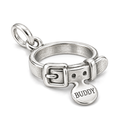 Forever Buddy Collar Charm — Silver Super Macro | charm-topics-remaining-444-2026-09-14 | topic-436