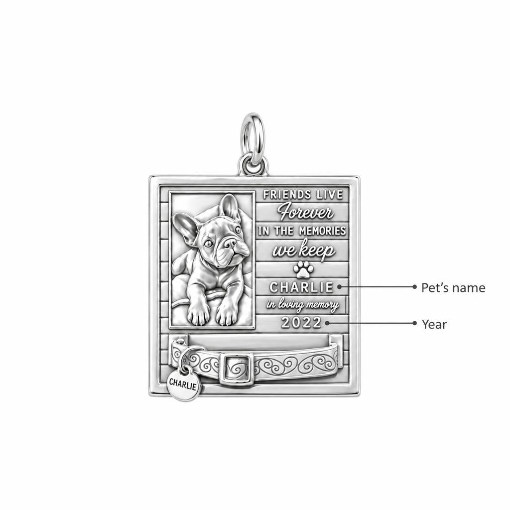 Forever Friends Memorial Charm Bracelet – Personalized Dog Mom Gift – personalization guide