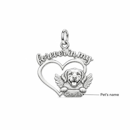 Forever In My Heart Charm Bracelet – Personalized Dog Mom Gift – personalization guide