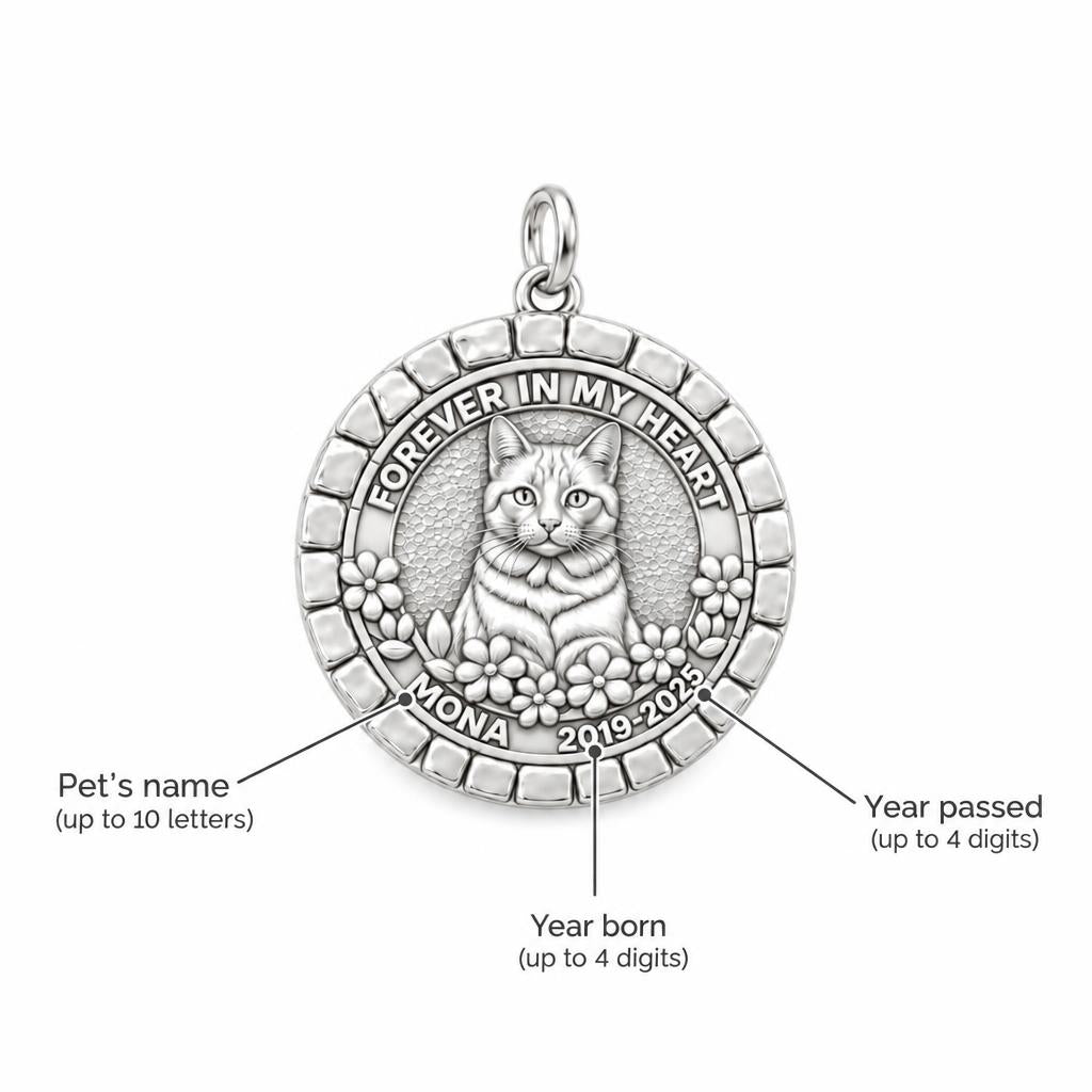 Forever In My Heart Charm Bracelet – Personalized Pet Gift – personalization guide