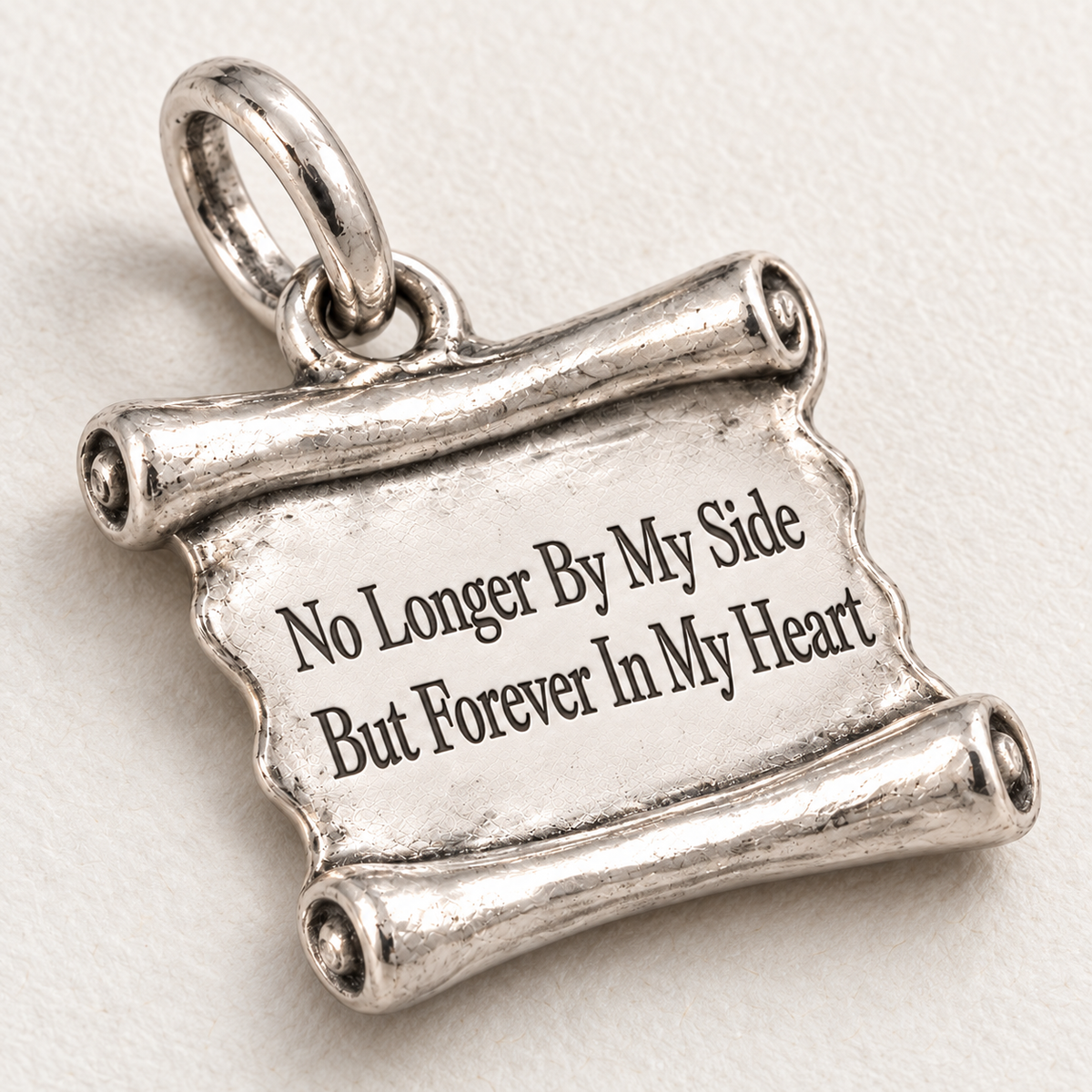 Forever In My Heart Charm | extreme oblique super macro surface detail