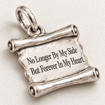 Forever In My Heart Charm | extreme oblique super macro surface detail