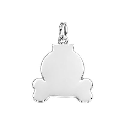Forever In Our Heart Charm Bracelet – Personalized Pet Gift – back of the charm, engraving area