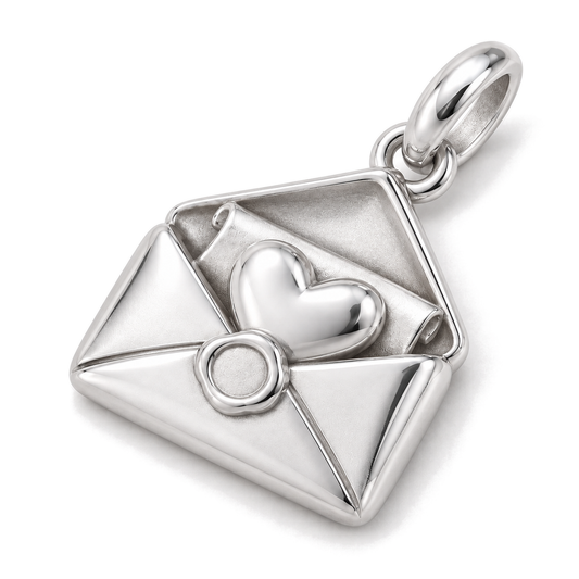 Forever Love Letter Charm — Silver Super Macro | charm-topics-remaining-444-2026-09-14 | topic-389