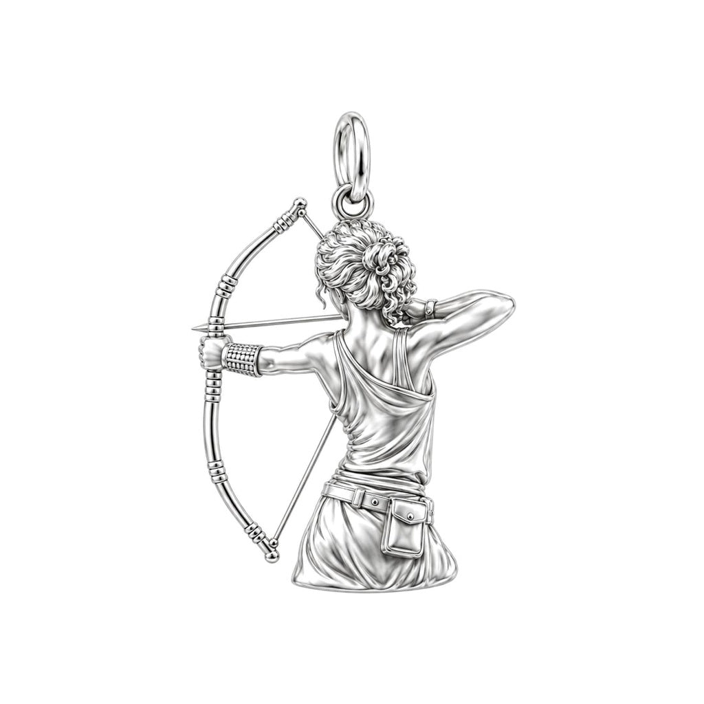 Forever My Archer – Personalized Daughter Gift – back of the charm, engraving area
