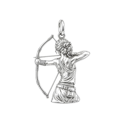 Forever My Archer – Personalized Daughter Gift – back of the charm, engraving area