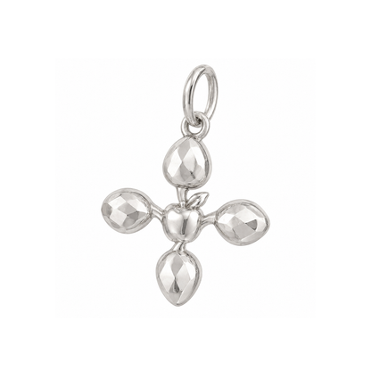 Four Faceted Drops Charm — Silver — 50-works-silver-20260916-178