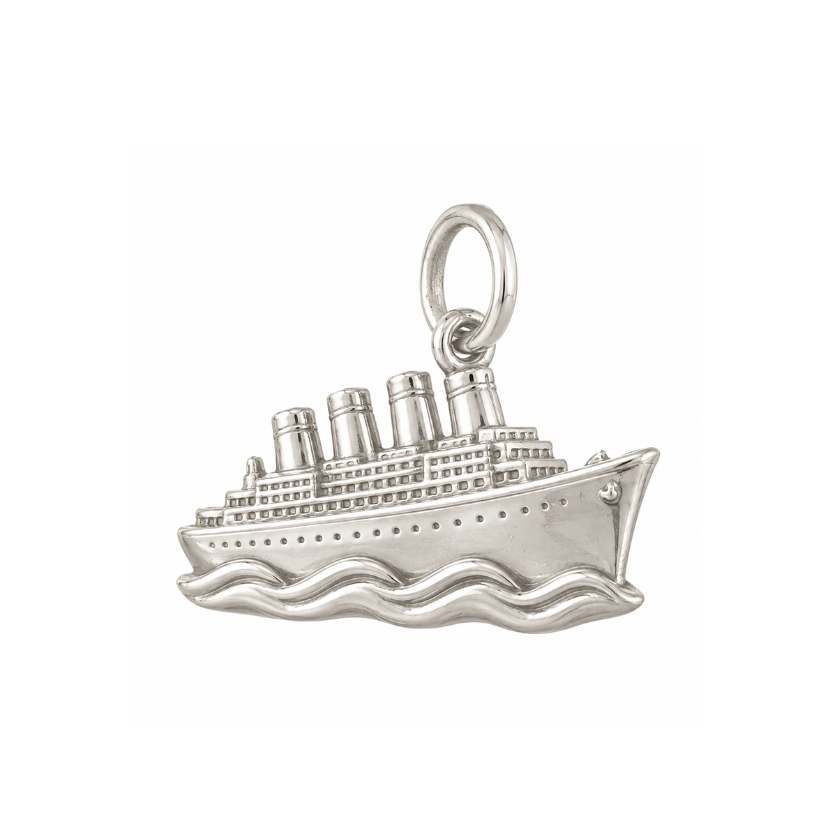 Four-Funnel Ocean Liner Charm — Silver — 50-works-silver-20260916-61