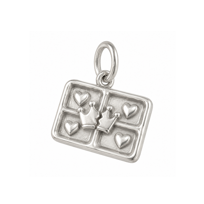 Four-Section Cafeteria Tray Charm — Silver — 50-works-silver-20260916-158
