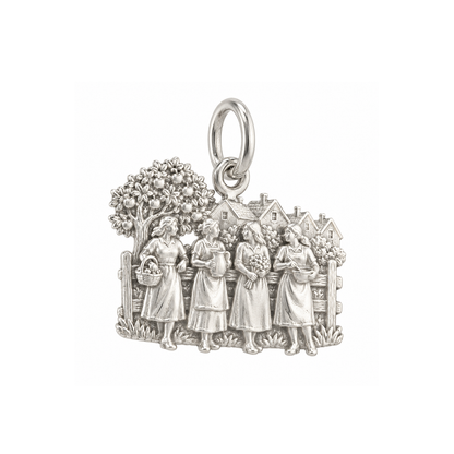 Four Women and Neighborhood Charm — Silver — 50-works-silver-20260916-180