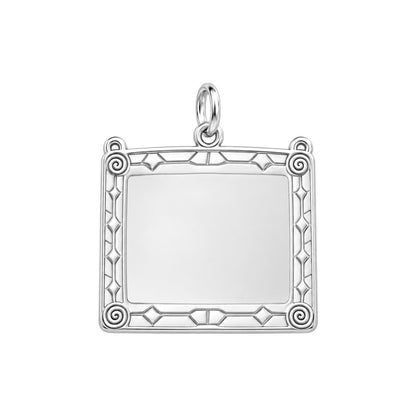 Framed Best Friends Charm and Polyester Cord Bracelet Set