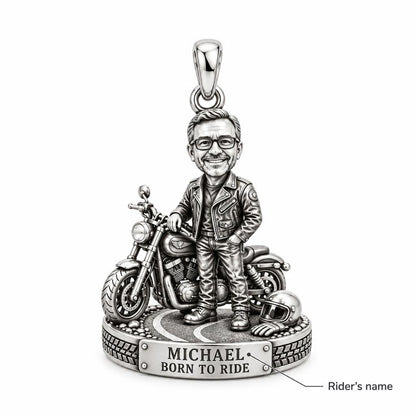 Free Spirit Biker Charm Bracelet – Personalized Dad Gift – personalization guide