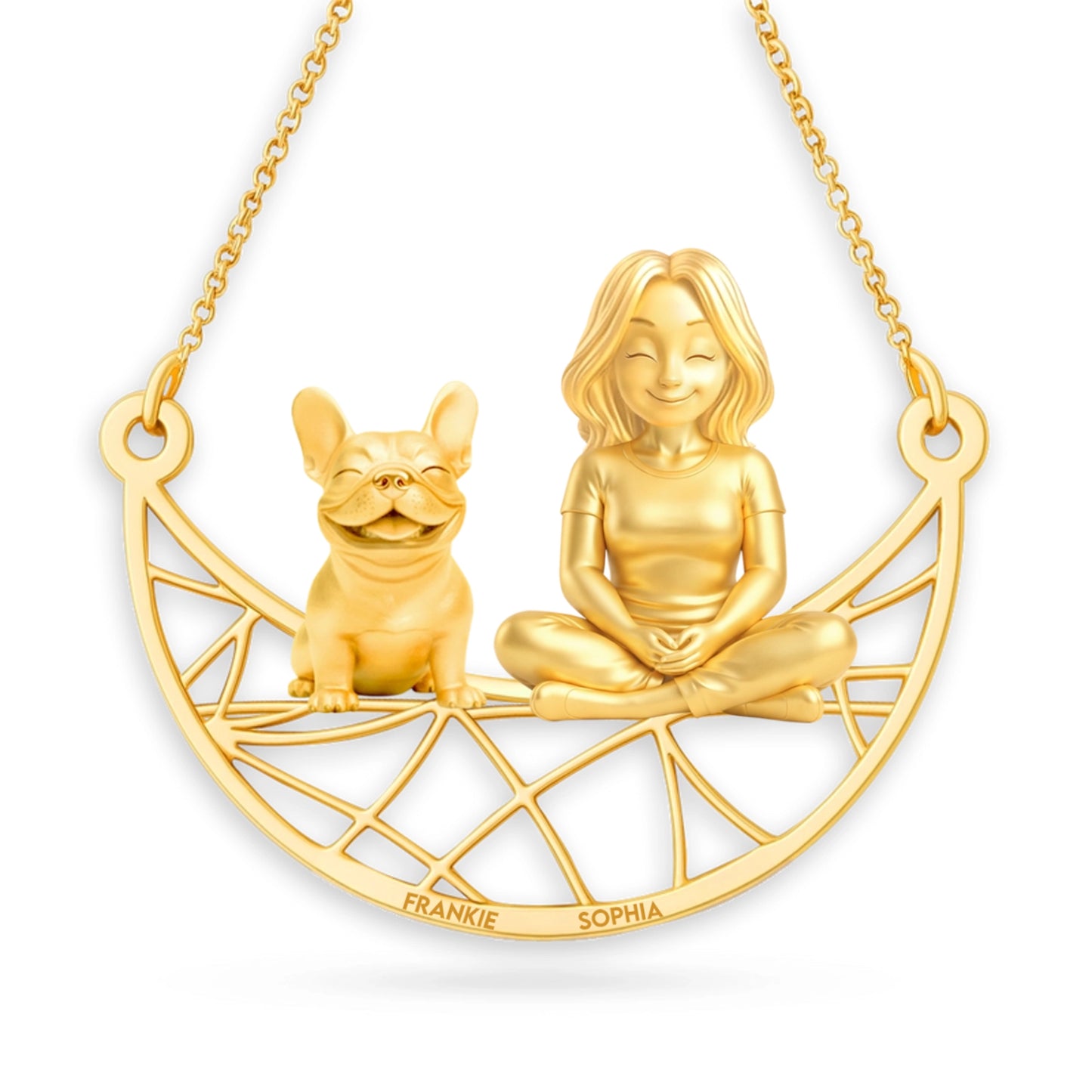 Soulyshine French Bulldog Signature - Personalized Companion Handcrafted Necklace