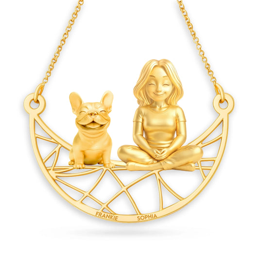 Soulyshine French Bulldog Signature - Personalized Companion Handcrafted Necklace