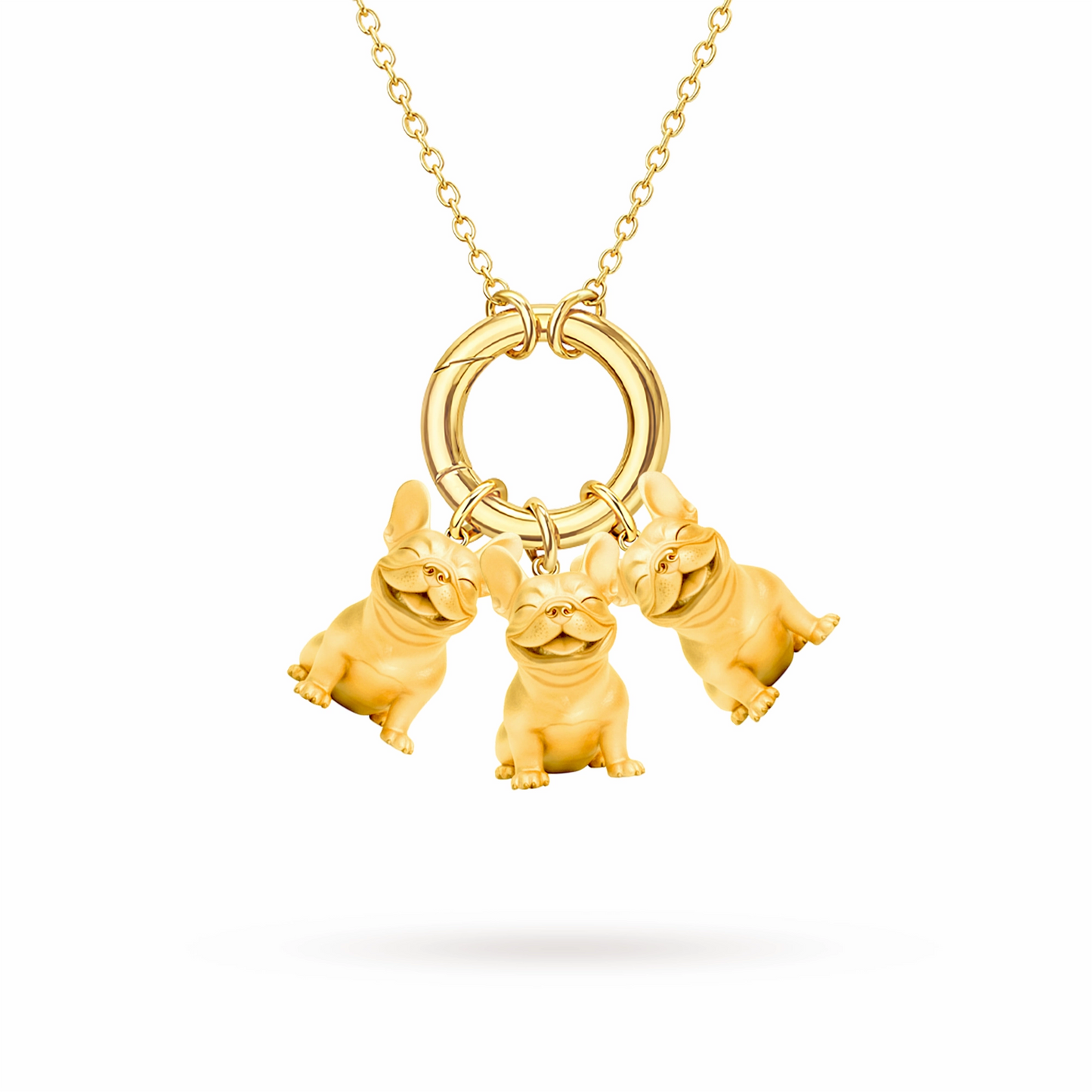 Soulyshine French Bulldog Purest - The Petite Companion Charm Necklace