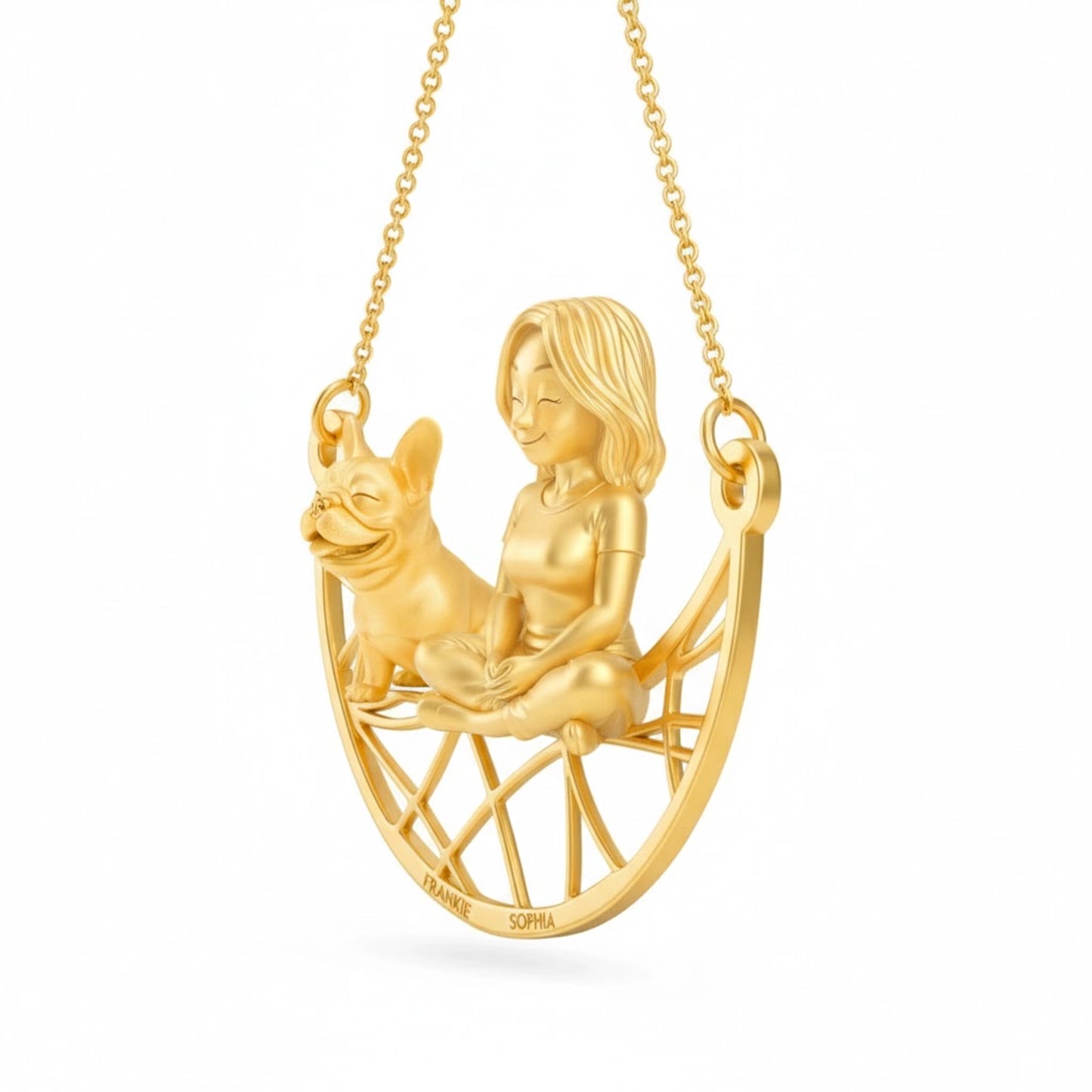 Soulyshine French Bulldog Signature - Personalized Companion Handcrafted Necklace