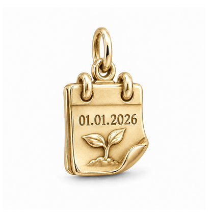 Fresh Start Date Charm — Gold | charm-topics-remaining-444-2026-09-14 | topic-301