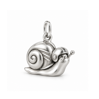 Full Speed Snail Charm — Silver | charm-topics-remaining-444-2026-09-14 | topic-159