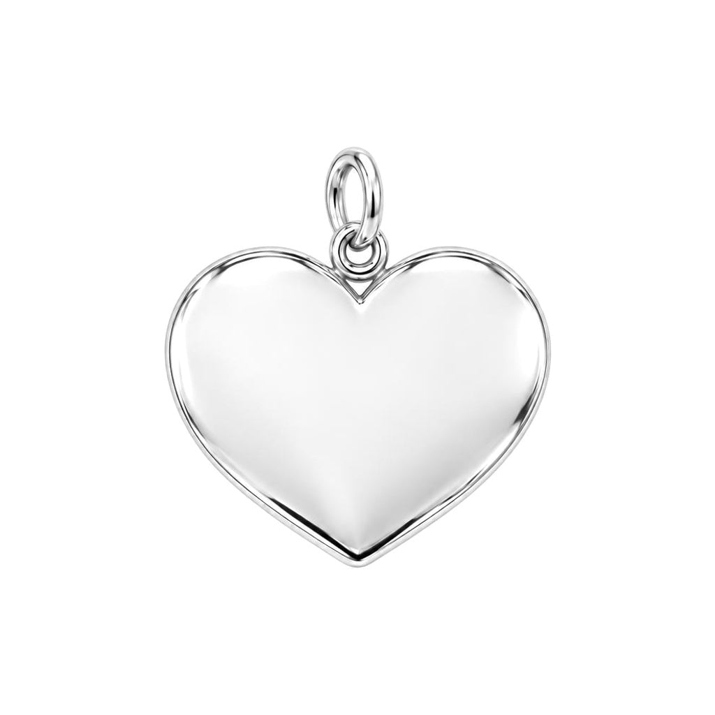 Funny Retirement Heart Charm Bracelet – Personalized Coworker Gift – back of the charm, engraving area