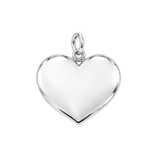 Funny Retirement Heart Charm Bracelet – Personalized Coworker Gift – back of the charm, engraving area