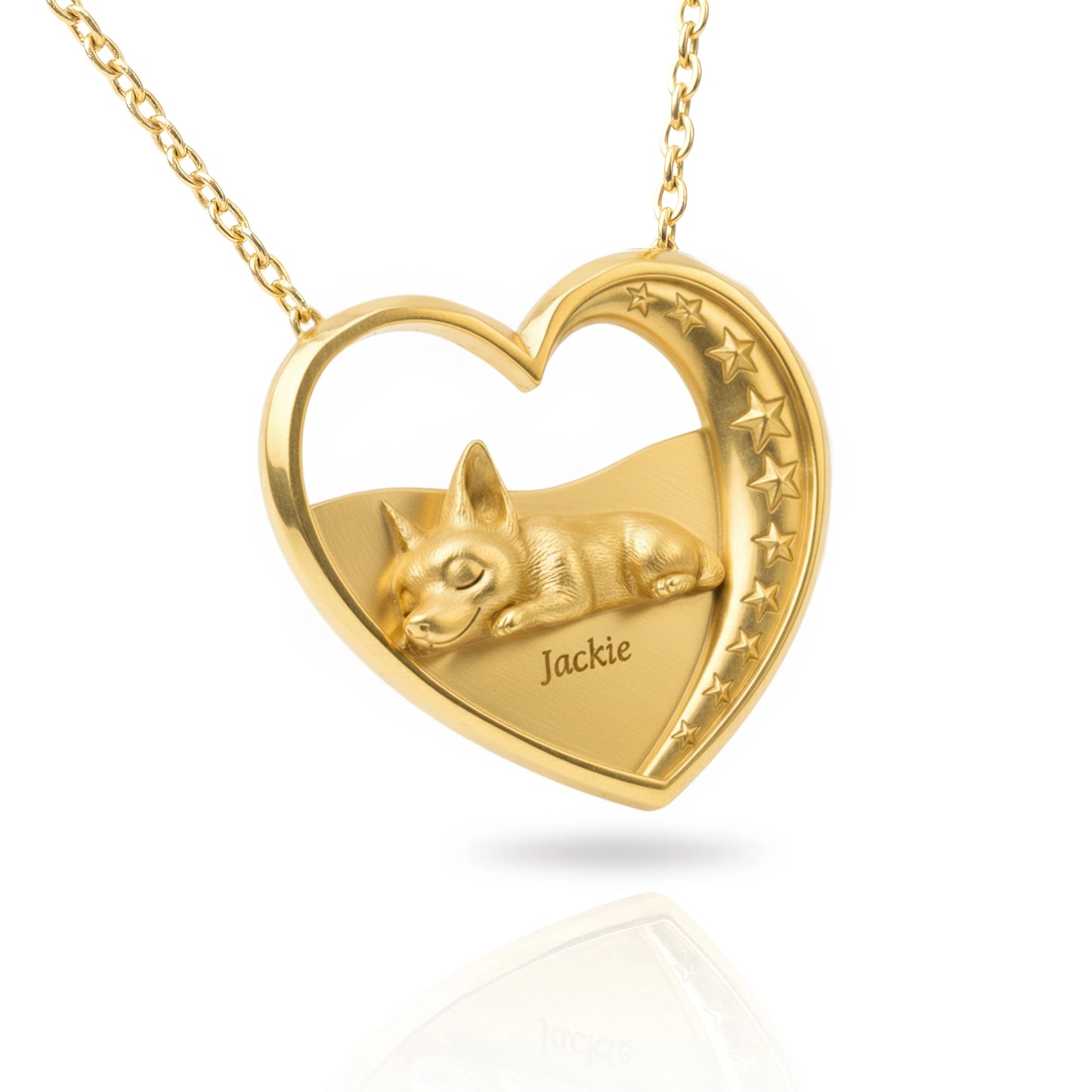 Soulyshine Starry Slumber – Personalized Pet Heart Necklace