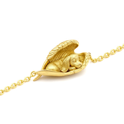 Soulyshine The Sleeping Angel – Personalized Pet Bracelet