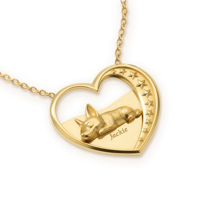 Soulyshine Starry Slumber – Personalized Pet Heart Necklace