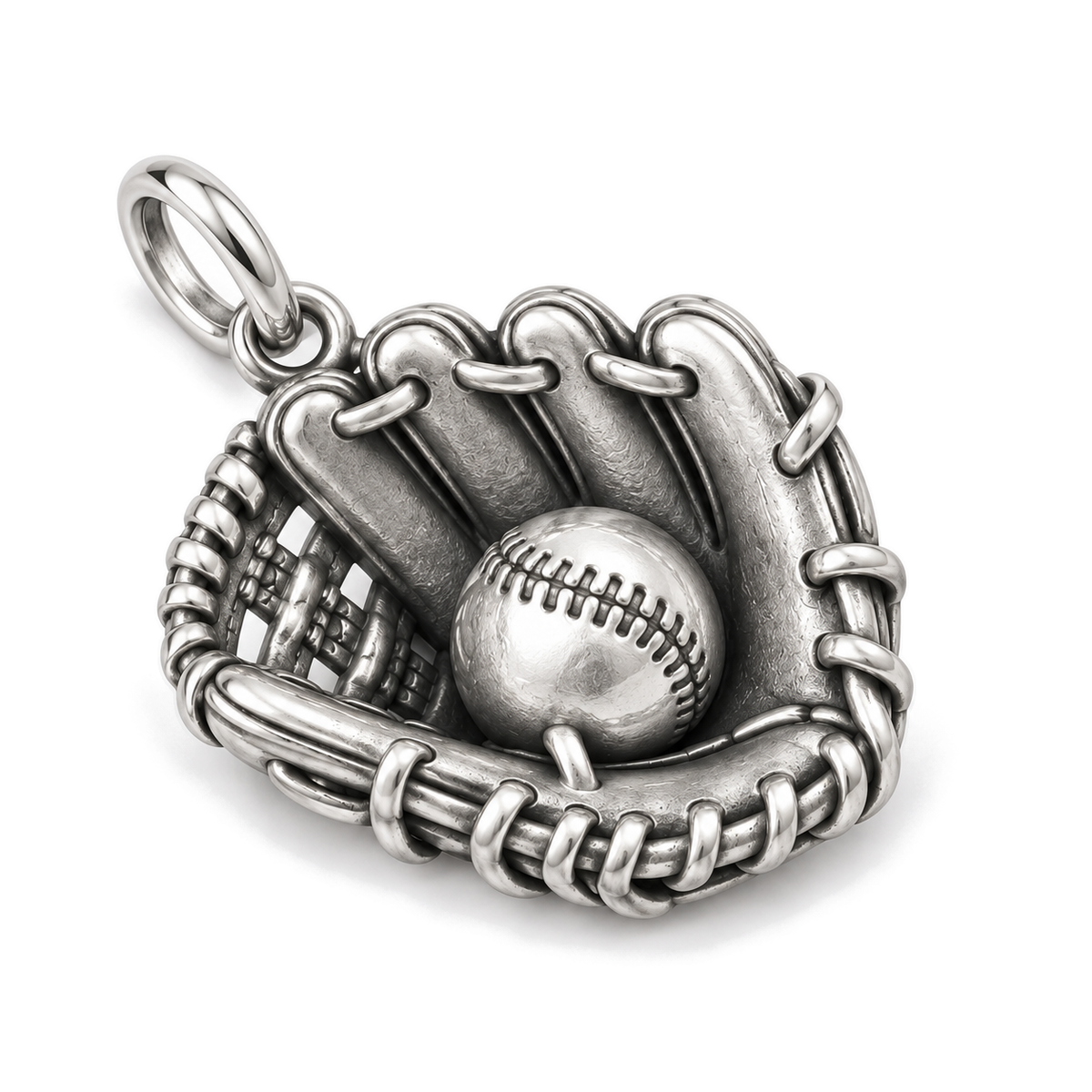 Game Day Baseball Charm — Silver Super Macro | charm-topics-remaining-444-2026-09-14 | topic-340