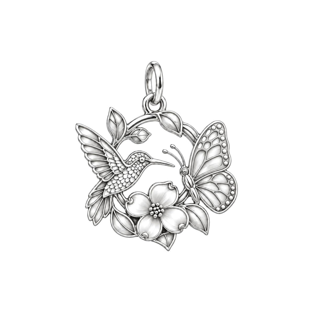 Garden Friends Meadow Charm and Polyester Cord Bracelet Set