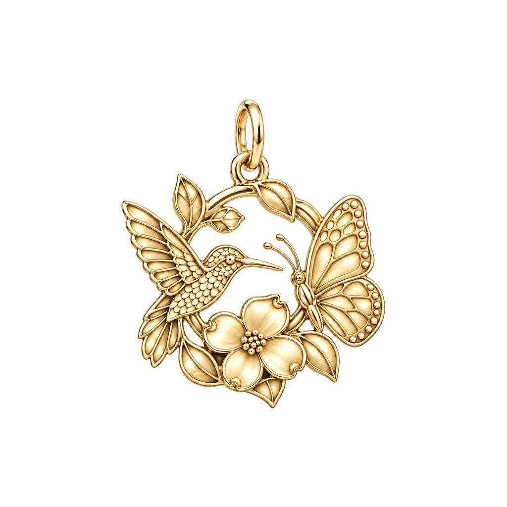 Garden Friends Meadow Charm and Polyester Cord Bracelet Set