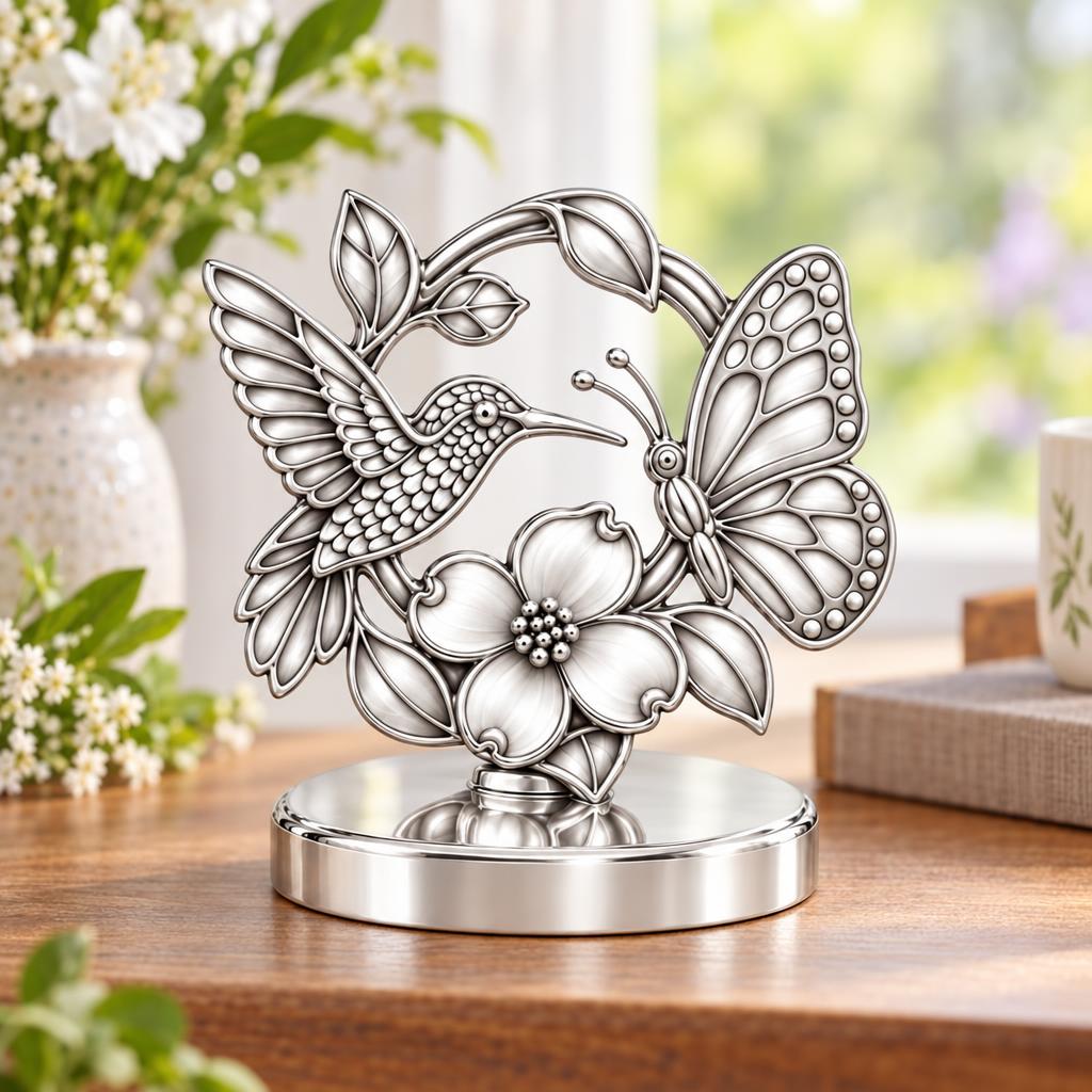 Garden Friends Meadow Keepsake Plaque – worn / in use