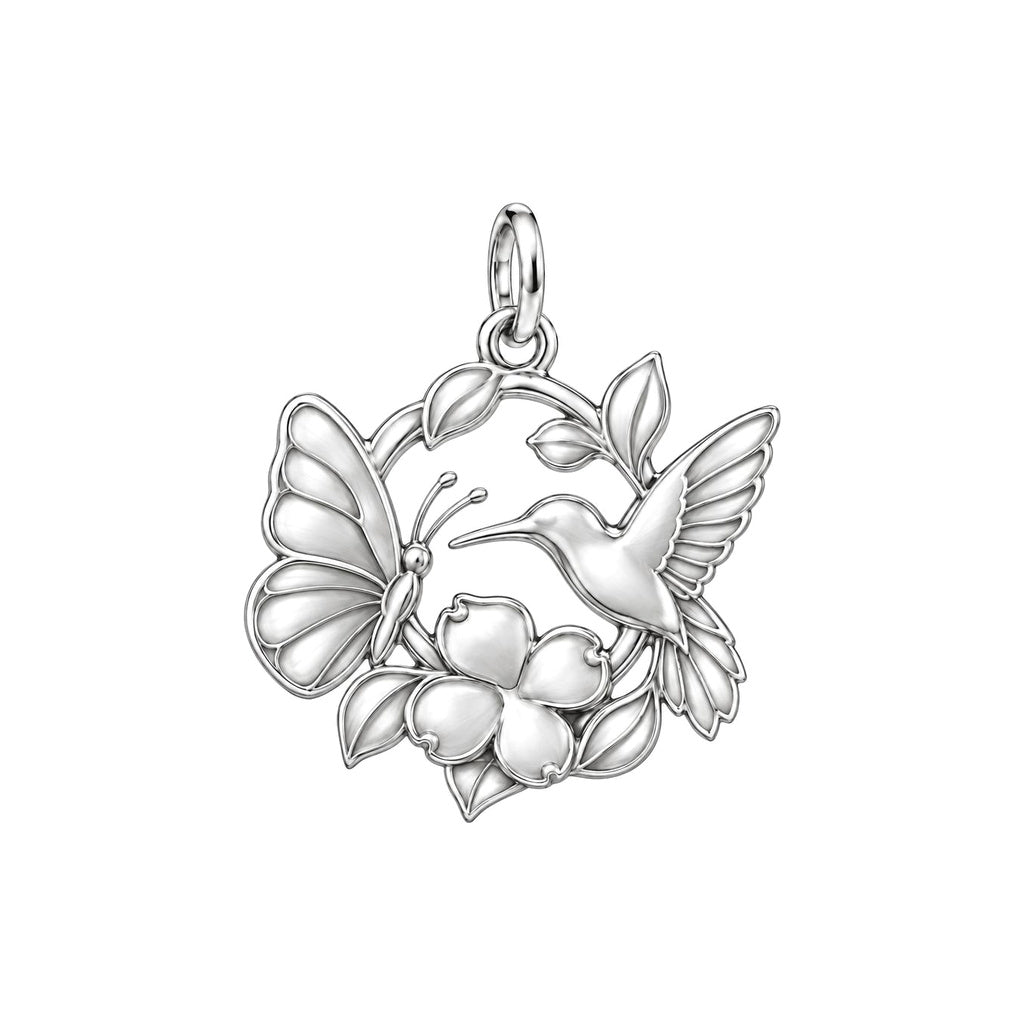 Garden Friends Meadow Keepsake Plaque – back of the charm, engraving area