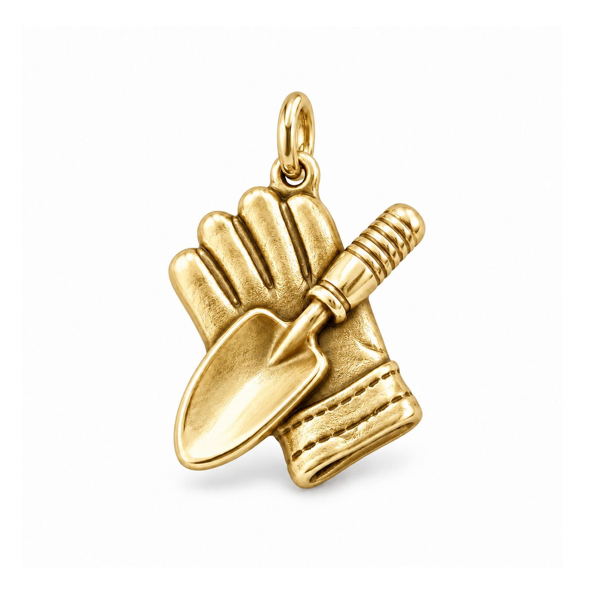 Garden Glove & Trowel Charm — Gold | charm-topics-remaining-444-2026-09-14 | topic-220